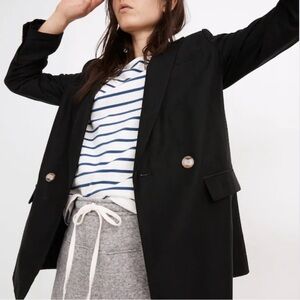 🔥Madewell Black Double-Breasted Blazer - OPEN TO OFFERS🔥